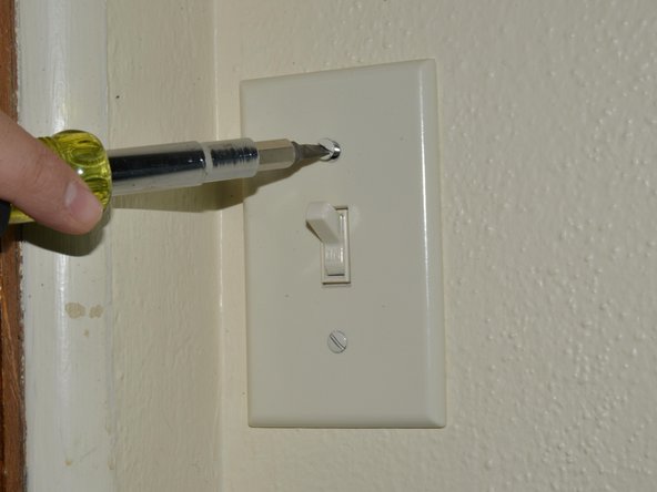 screw out the old switch